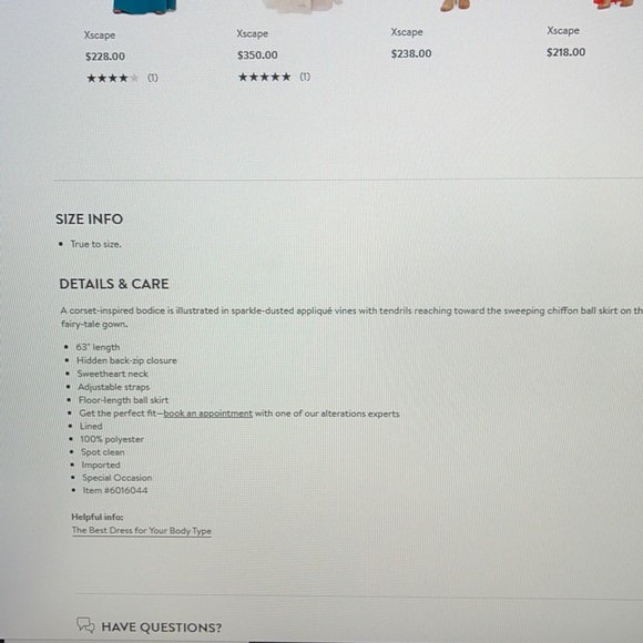 Xscape Chiffon Ballgown - Picture 11 of 12